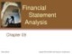 Lecture Survey of accounting (3/e) - Chapter 9: Financial statement analysis