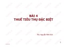 Bài giảng Thuế: Bài 4 - Ths. Nguyễn Minh Đức