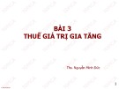 Bài giảng Thuế: Bài 3 - Ths. Nguyễn Minh Đức