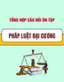 Tài liệu tổng hợp câu hỏi ôn tập Pháp luật đại cương