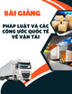 Bài giảng Pháp luật và các công ước quốc tế về vận tải: Chương 8 - Công ước về thống nhất một số quy tắc liên quan đến vận tải hàng không quốc tế